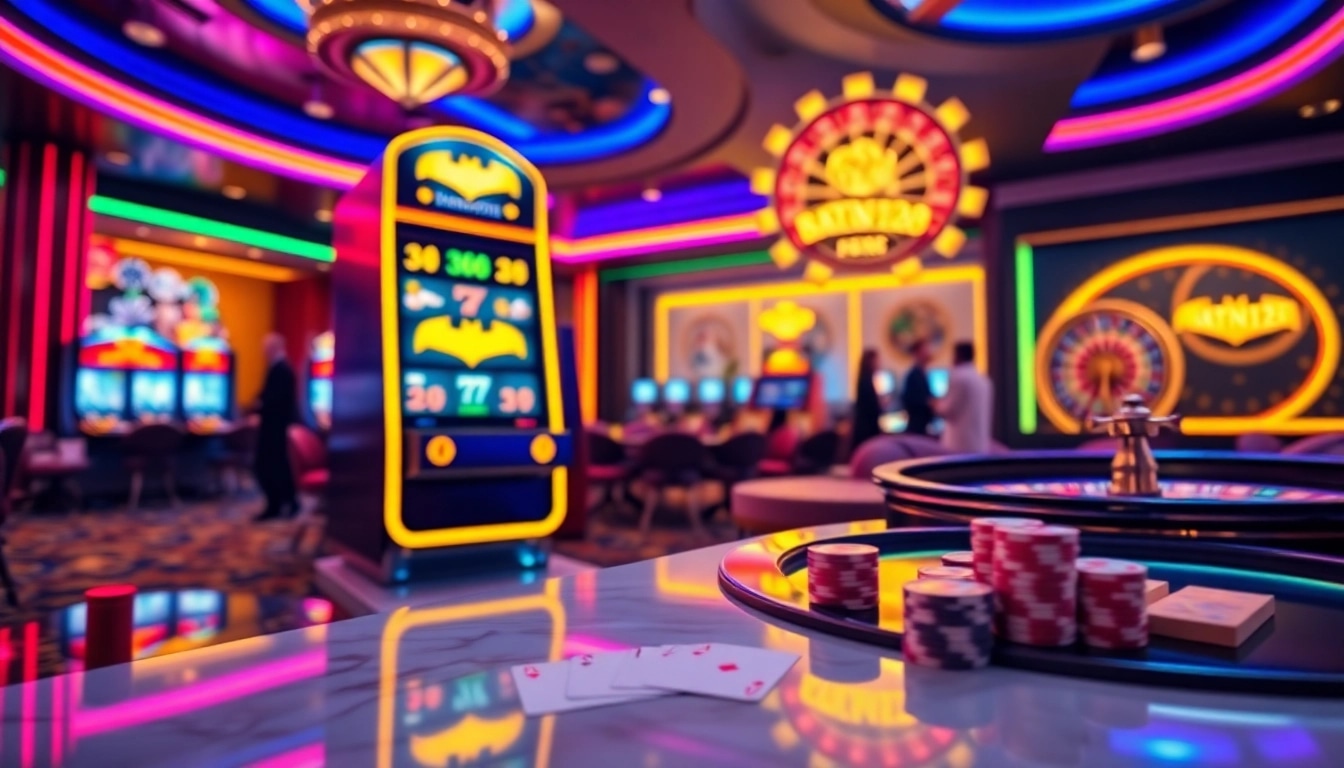 Experience high-stakes excitement at Batman138 login with premier slot machines in a lavish casino ambiance.