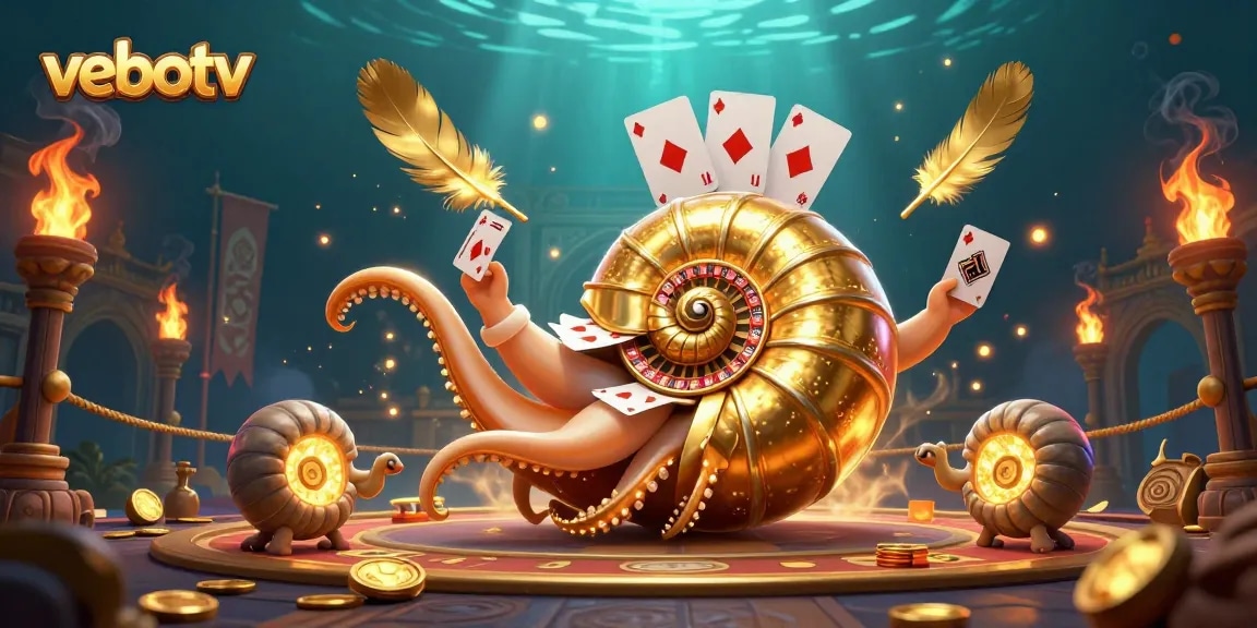 Experience vebotv's thrilling gambling environment with vibrant casino-themed visuals and engaging gameplay elements.