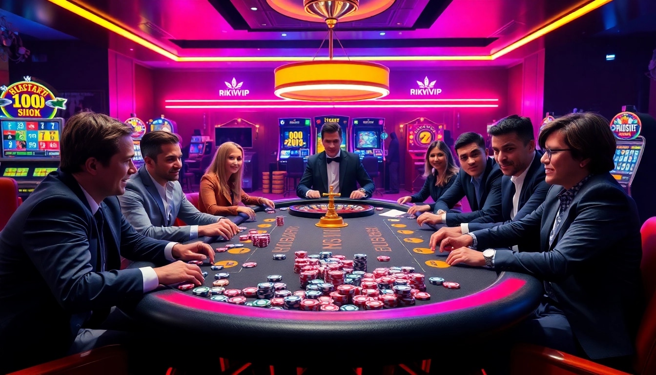 Experience thrilling gameplay at rikvip's vibrant online casino with exciting poker and roulette.