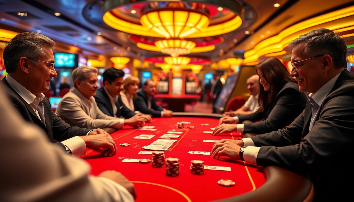 Permainan poker di landaktoto dengan pemain terlibat dalam taruhan tinggi secara dinamis.