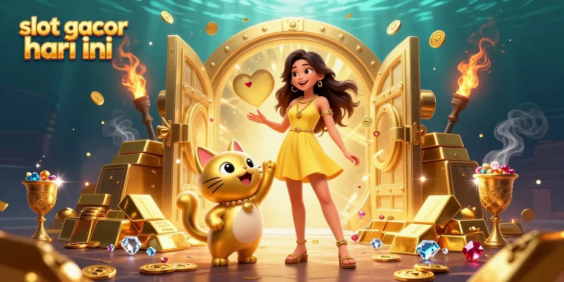 Rasakan kegembiraan di slot gacor hari ini dengan seorang wanita Asia yang cantik dan kucing keberuntungan emas, memenangkan emas dan harta.