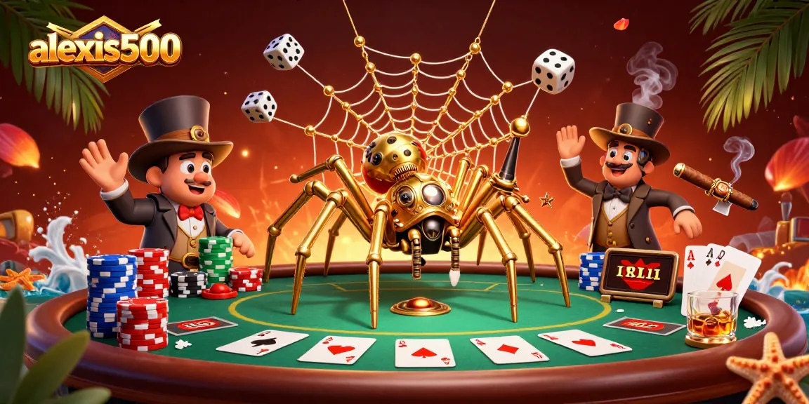 Experience thrilling gameplay with alexis500 in this dynamic casino scene filled with rich details.