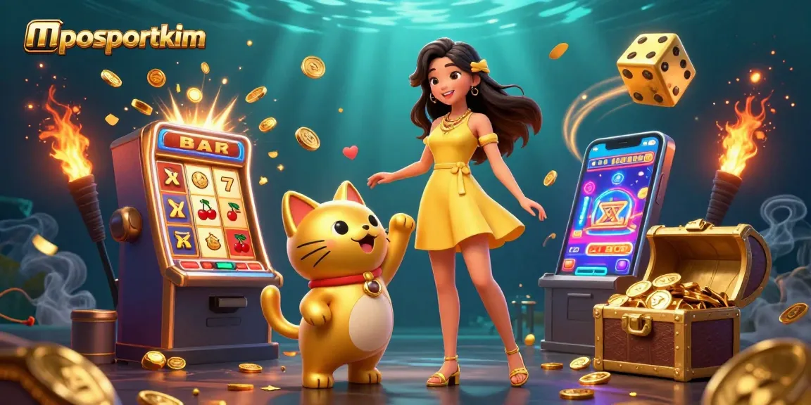 Spin and win with mposportkim in a vibrant casino scene filled with excitement!