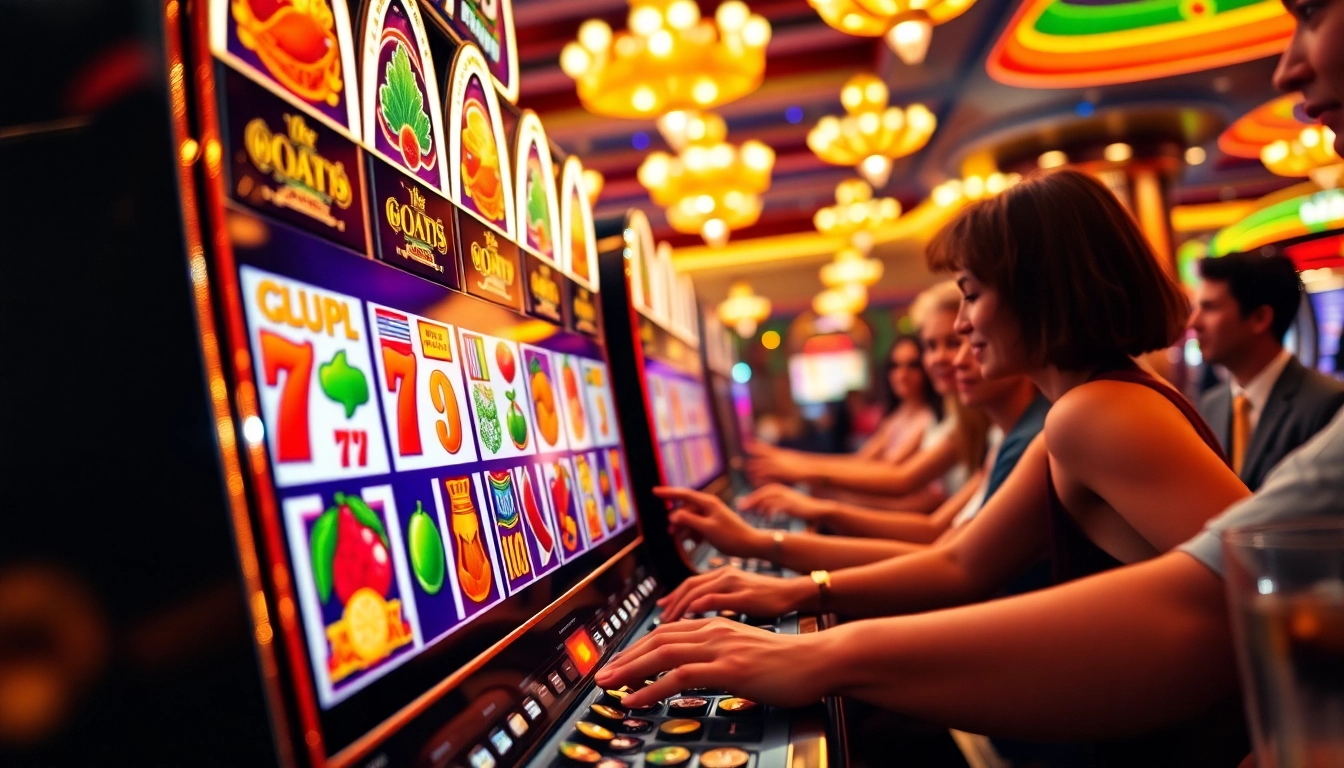 Pemain slot gacor di kasino bersemangat menunggu hasil putaran, mengenakan ekspresi penuh harapan.