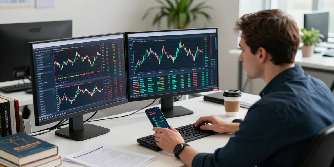 Отзывы BitMEX на фоне трейдера, анализирующего графики криптовалют в современном офисе.