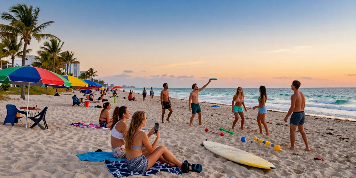 Momen bersenang-senang di pantai Miami, teman-teman menikmati waktu berkualitas di https://miami4d.com/ dengan suasana ceria.