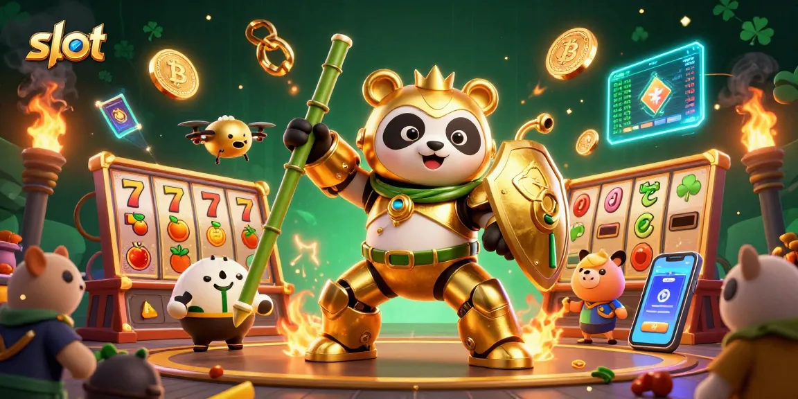 Spin and win big with slot reels and jackpots amidst an electrifying 3D casino scene.