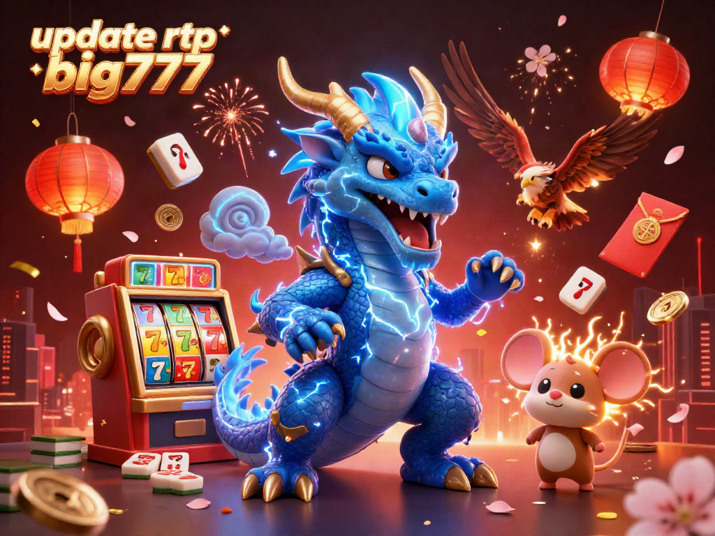 Capture today's thrilling update rtp big777 with vibrant slot machines and dynamic gaming elements.