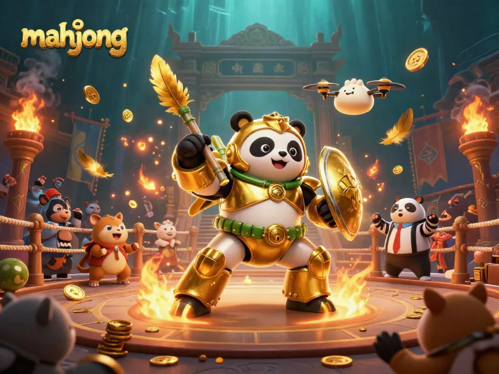 Menangkan mahjong dengan strategi terbaik dalam arena pertarungan yang meriah, siap untuk berjudi.