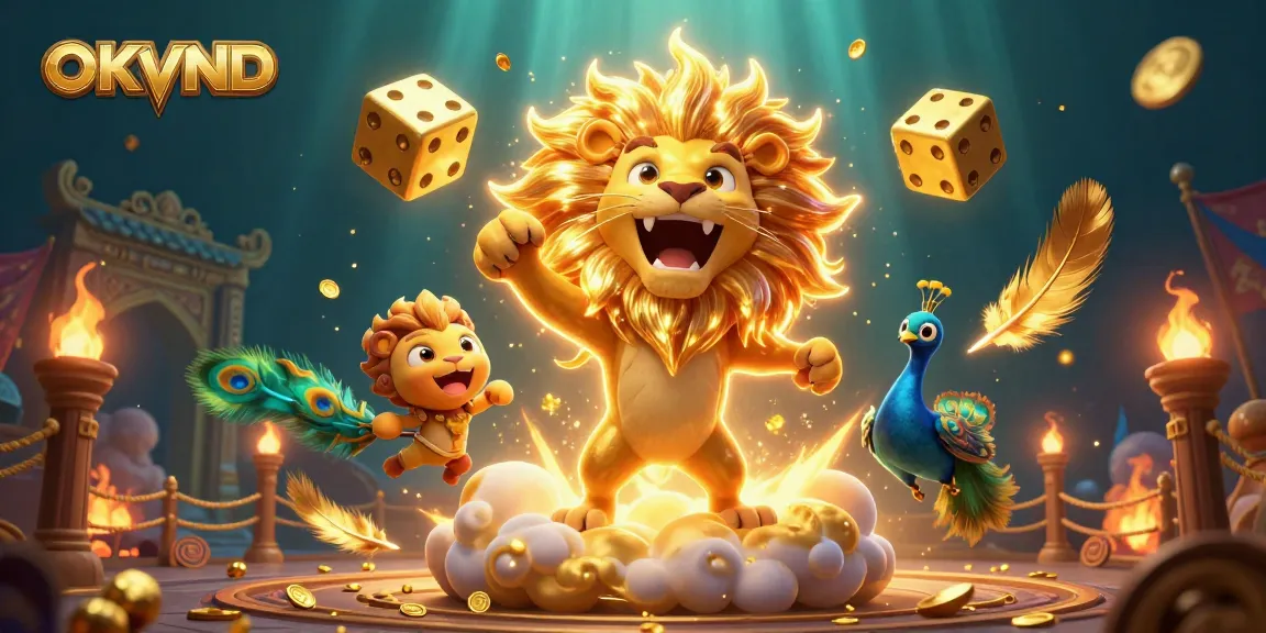 Experience thrilling gameplay with OKVND's enticing casino atmosphere featuring dynamic elements.