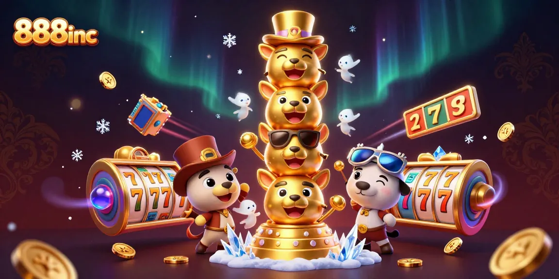 Experience the thrill of gambling with 888inc's dynamic slots and colorful characters.