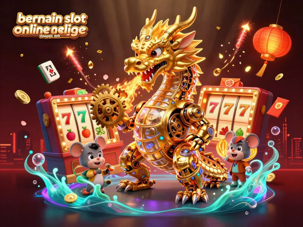 Bergerak dan bermain slot online dengan mudah, menampilkan karakter ikonik dan elemen perjudian yang menarik.