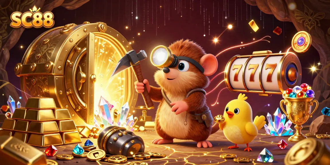 SC88 showcases thrilling features of casino adventures with a mole and canary, mining riches!