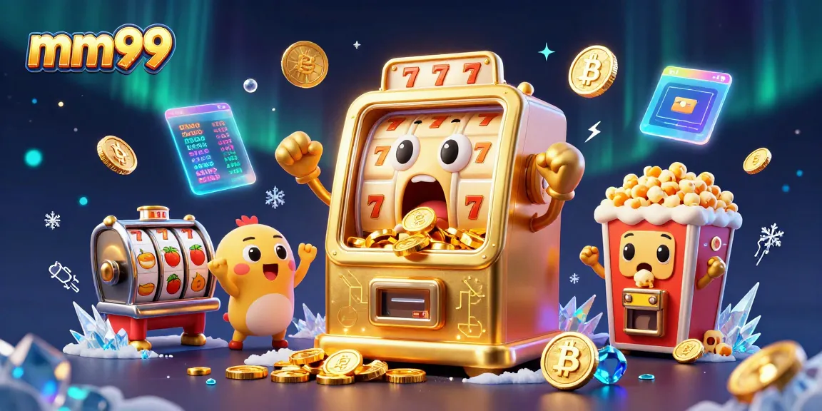 mm99 exposes thrilling jackpots with golden slot machines, electrifying bettors with coin showers.
