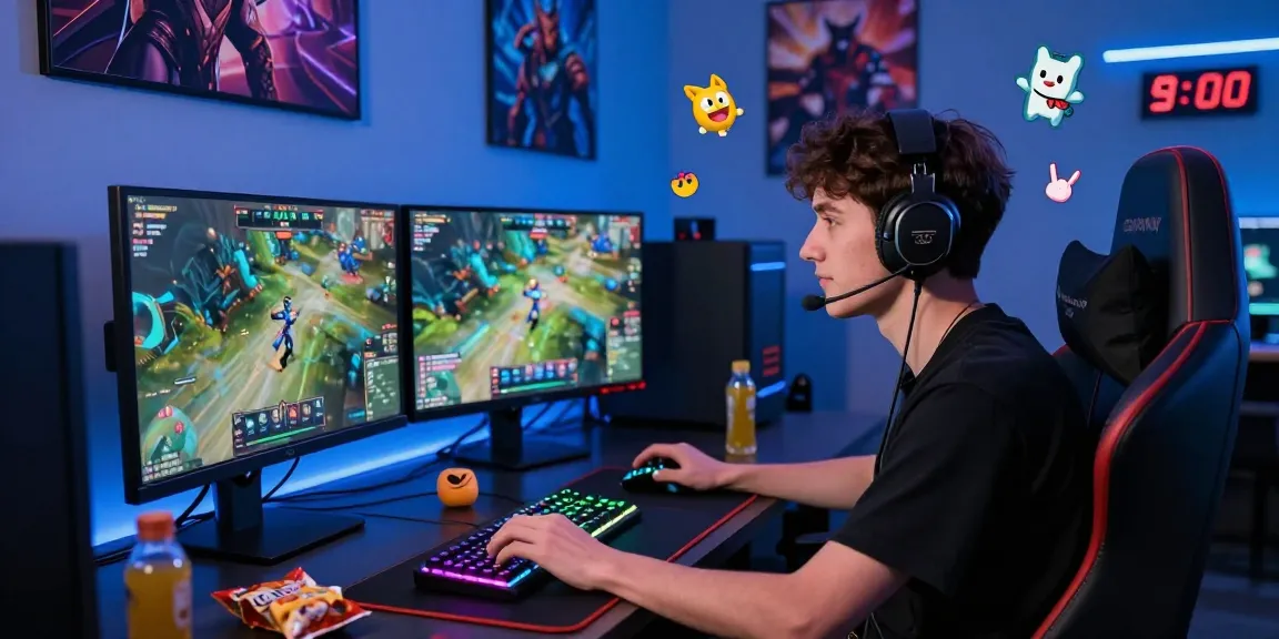 Coloksgp login for online gaming setup with immersive screens and vibrant RGB lighting.