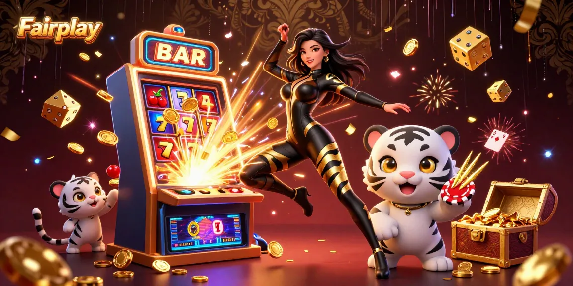 Engage in the high-energy world of Fairplay with stunning visuals of a captivating casino scene.