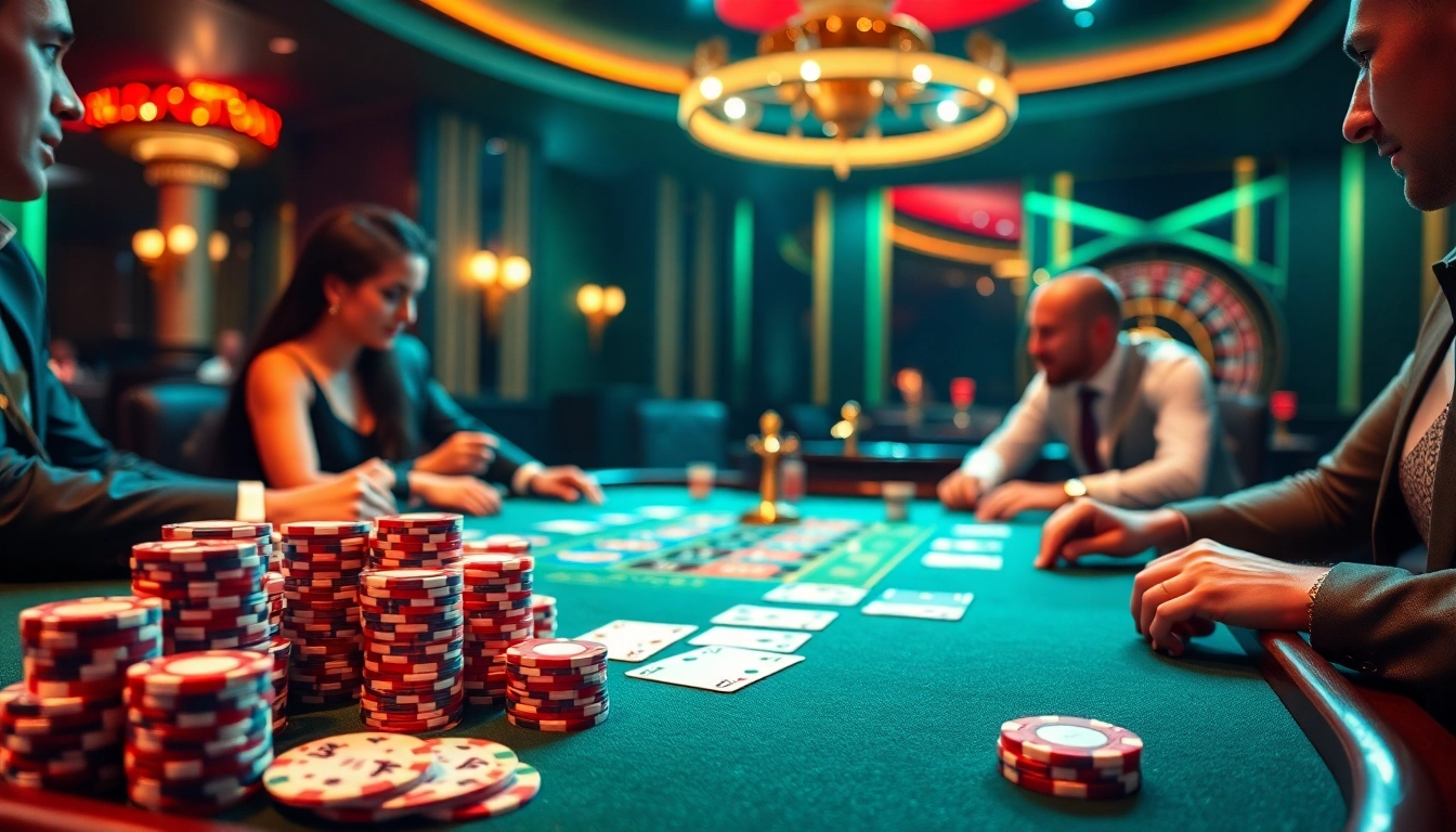Experience the thrill of casino ok8386 with vibrant poker action and luxury ambiance.