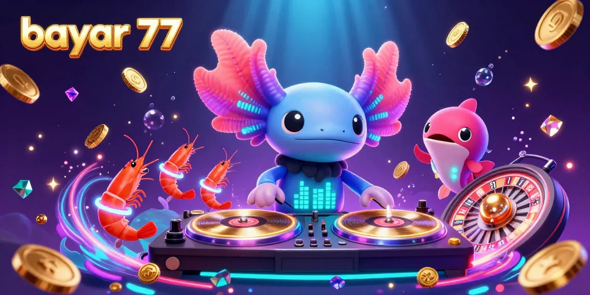 Engage with vibrant gameplay at bayar 77 in this dynamic underwater casino scene.