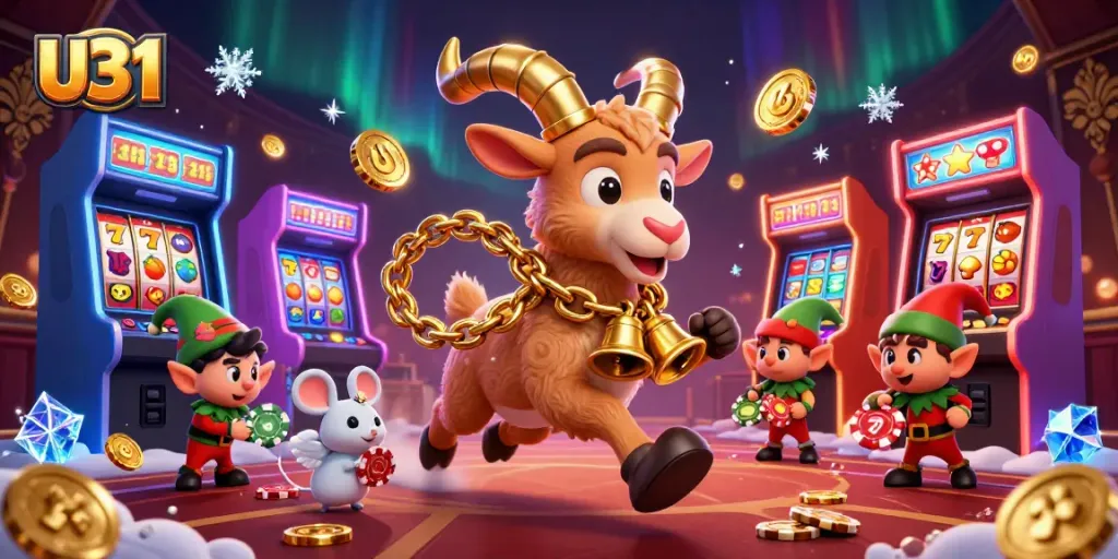 Experience the fun at U31 casino with vibrant characters and engaging gaming elements.