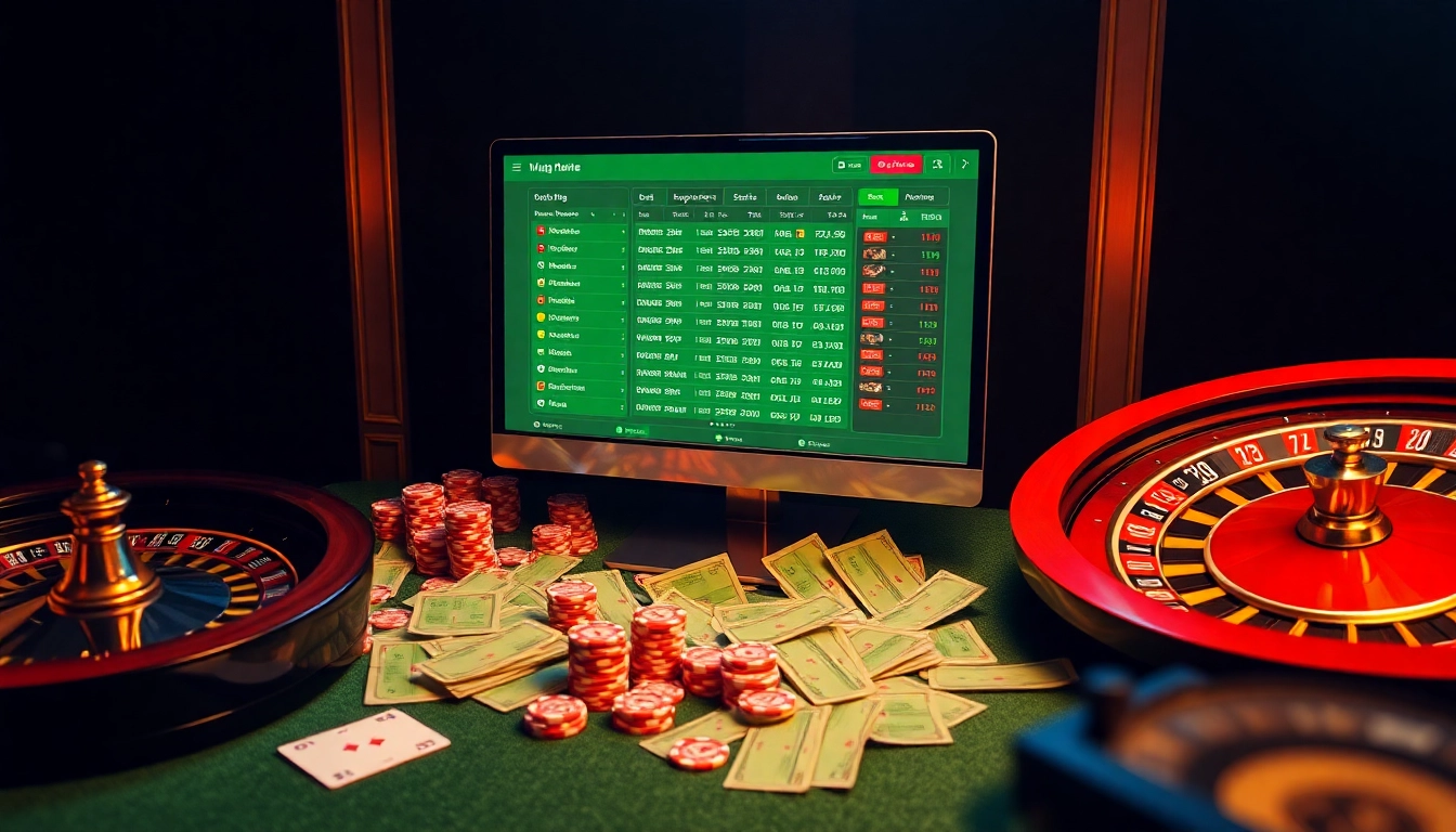 Experience the excitement of สมัครแทงบอล with a modern online betting interface showcasing vibrant odds and betting slips.