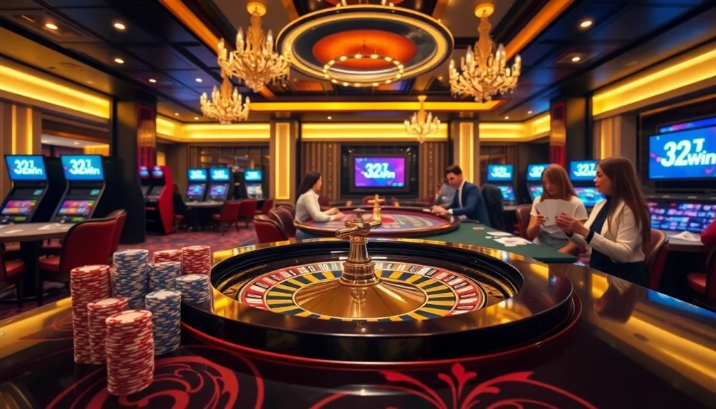 Experience thrilling gameplay at Trang chủ 32Win with casino tables and exciting gameplay elements.