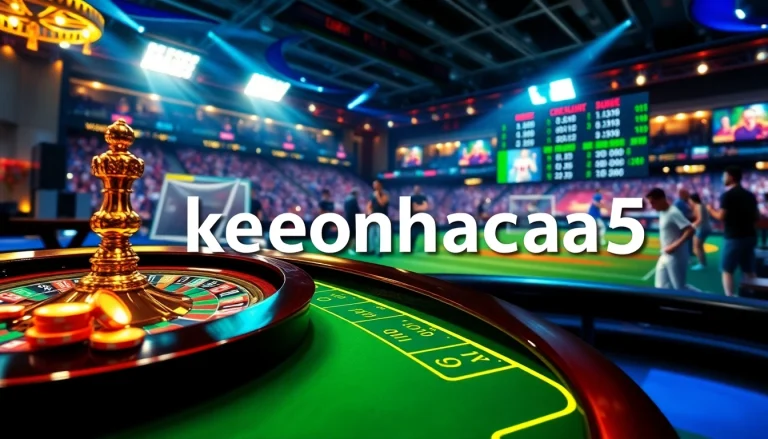 Engage with keonhacai5 as you experience a thrilling online casino atmosphere filled with vibrant betting options.