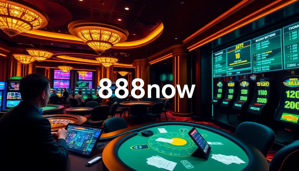 Experience the thrill of 888now link as you engage with top-quality online casino games.