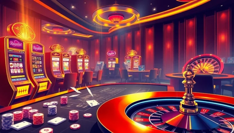 Players enjoying exciting games at MM 88 online casino, showcasing vibrant casino elements.