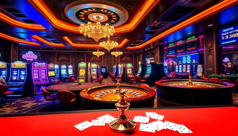 Experience the excitement of online gambling at trang chủ mm88 with vibrant casino visuals.