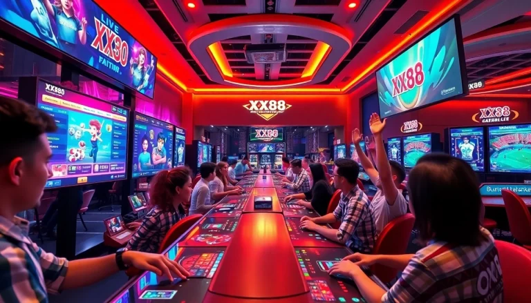XX88 HOW showcases engaging online gaming experiences with colorful casino activities.
