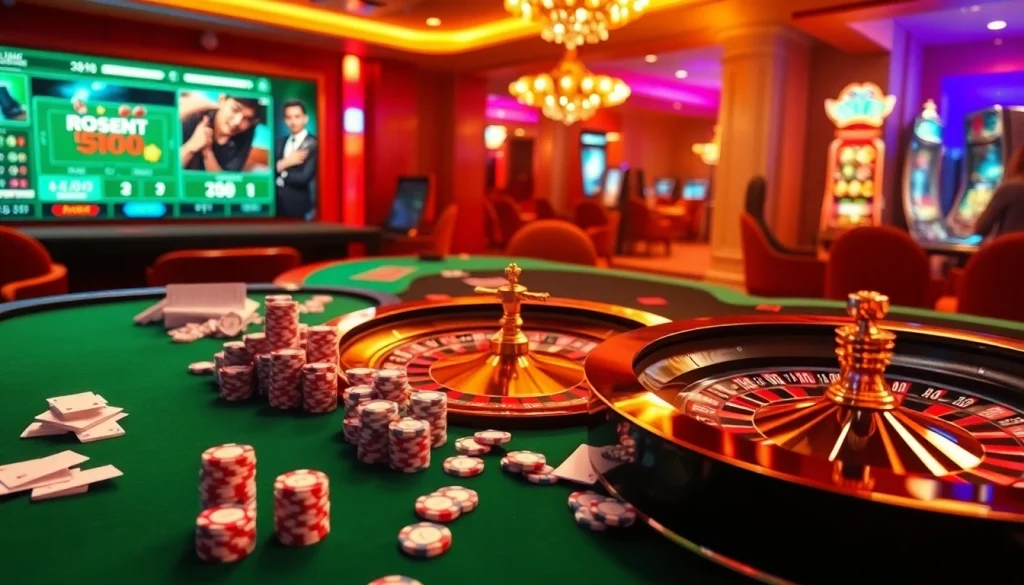 Experience the excitement of online gambling at https://rr88.auction/ with vibrant casino games and a luxurious atmosphere.