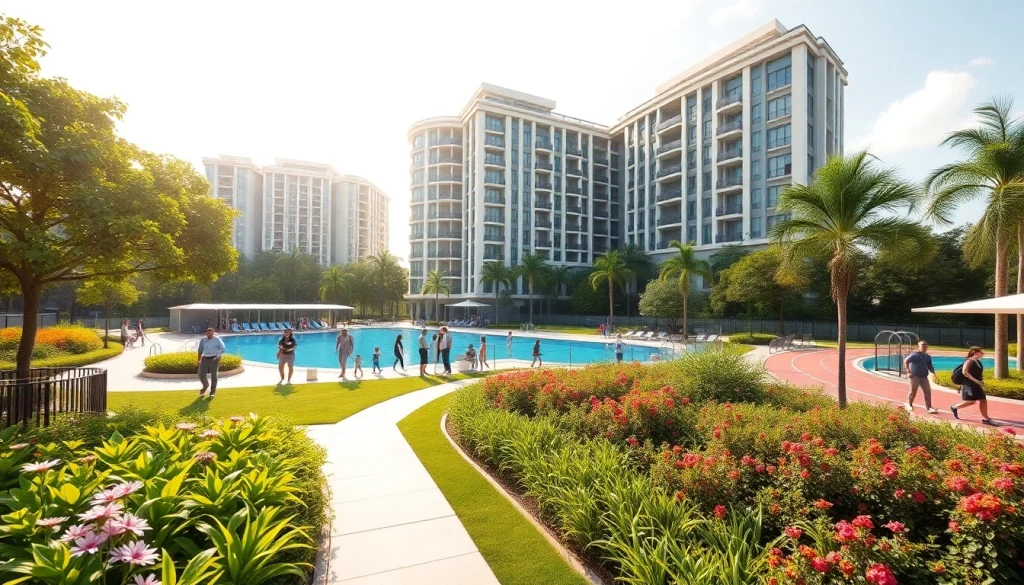 Visual representation of tampines ec featuring a modern condominium design and inviting outdoor spaces.
