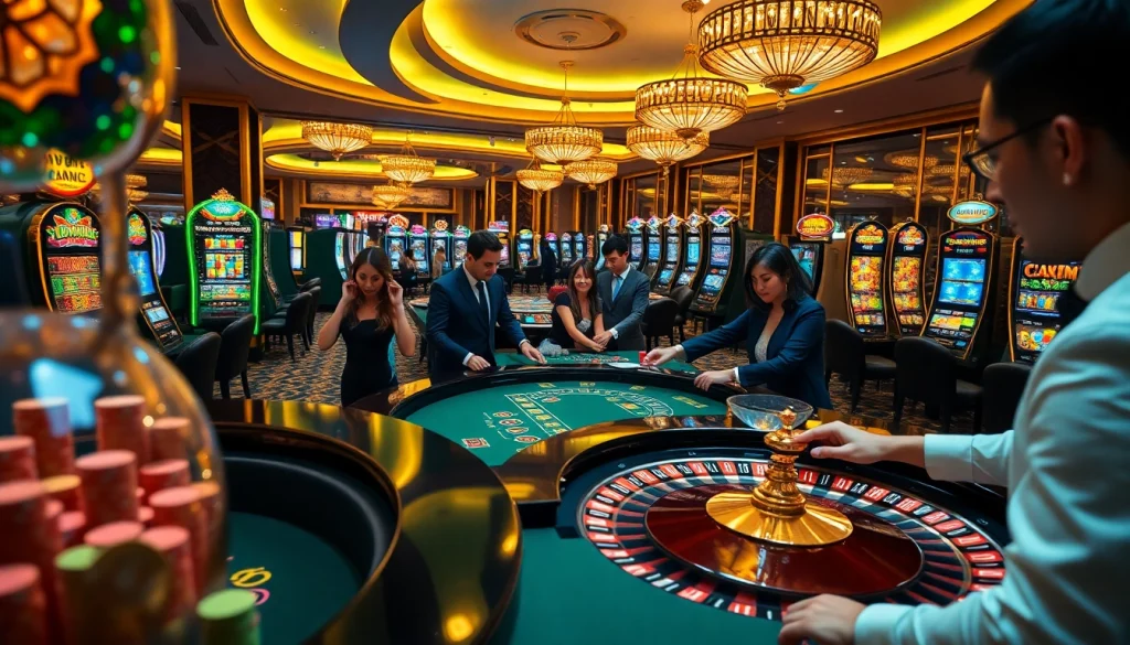Excited players betting at a luxury casino table at https://xx88.ai/ for an exhilarating gaming experience.