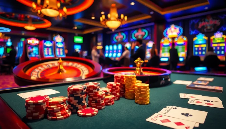 Experience the excitement of gambling at 58win with vibrant casino tables and engaging games.