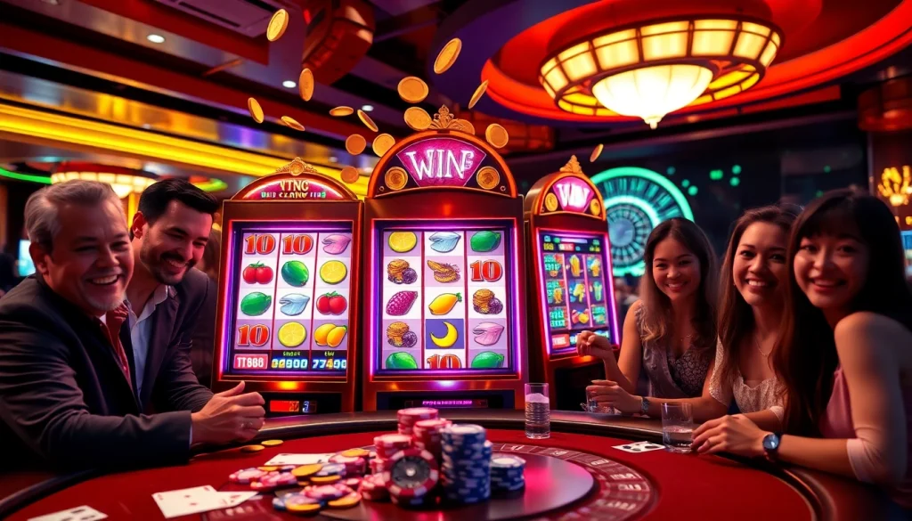 Experience the excitement of tt88 nổ hũ with thrilling slot machine wins and vibrant casino action.