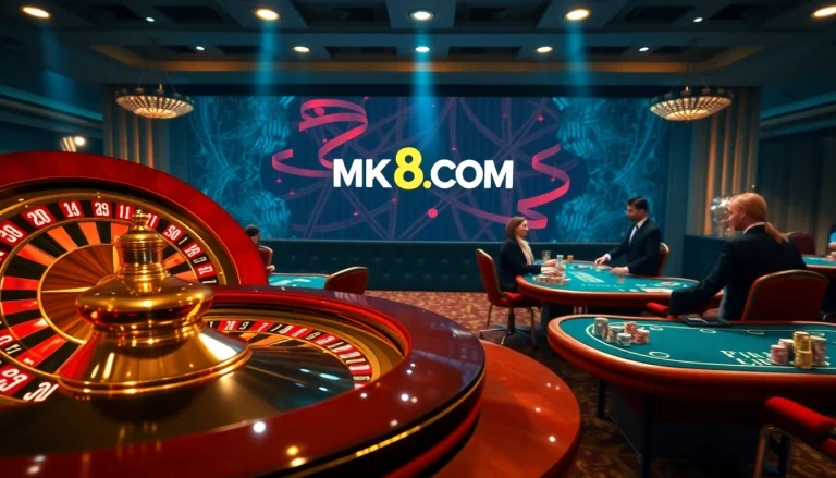 Experience thrilling gameplay at MK8.COM with vibrant tables and dazzling casino visuals.