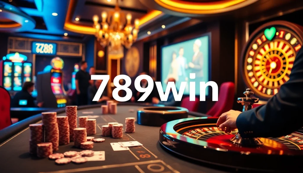 Engage with thrilling poker action at 789win casino, showcasing vibrant games and high stakes.