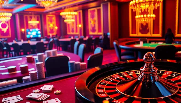 Experience the thrill of J8's online casino games with vibrant tables and interactive betting.