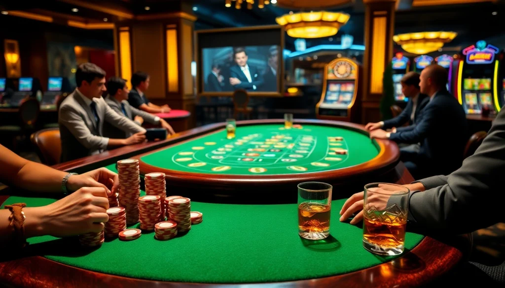 Experience the thrill of gambling at 88i with a vibrant poker table set for high stakes.