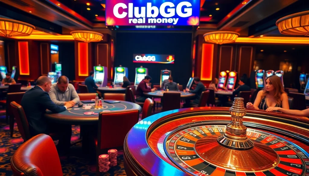 Engaged players at a luxurious poker table showcasing ClubGG real money gaming experience.