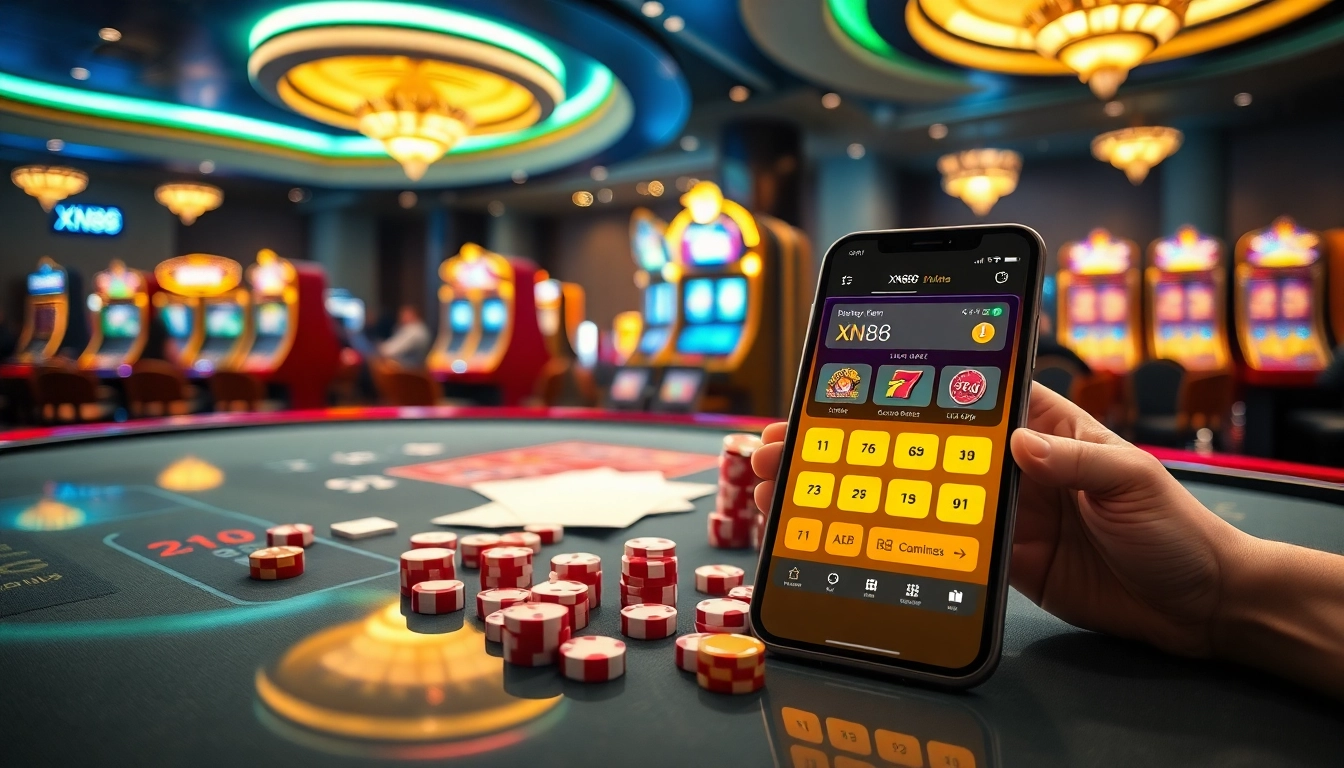 Tải app XN88 for an immersive casino experience with vibrant slot machines and engaging gameplay.