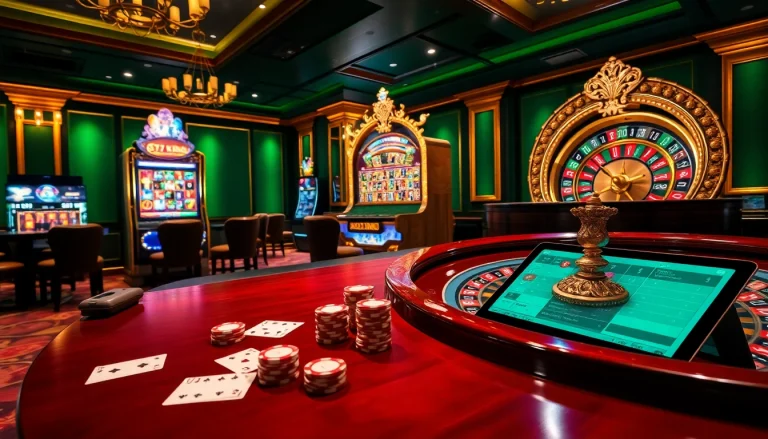 Experience the thrill of betting at 79 king with luxurious casino tables and vibrant slot machines.
