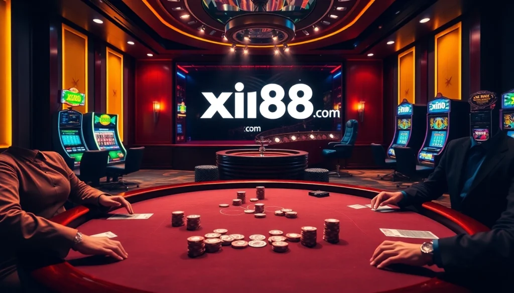 Experience the thrill at xin88 com with vibrant poker games and slot machines.