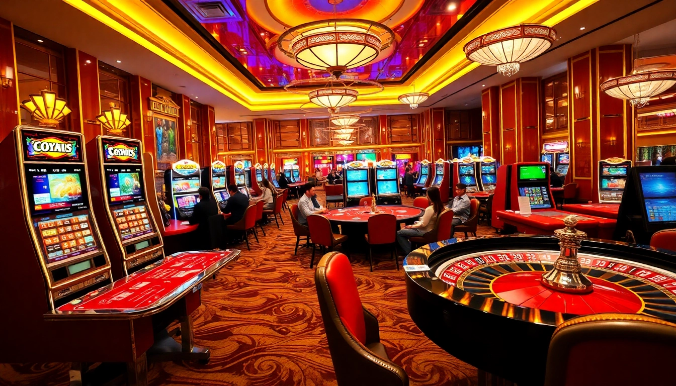 Experience the thrill of QQMacan with vibrant slot machines and engaging poker tables.