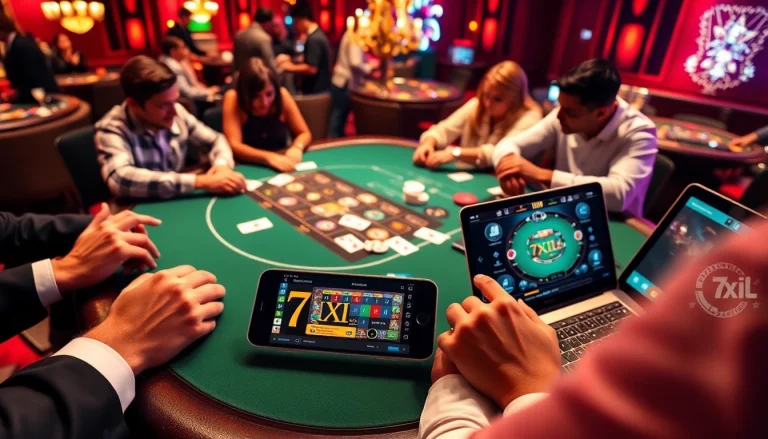 התרגשו מהחוויה של 7xl להורדה כששחקנים משתתפים במשחקי פוקר דינמיים ותופסים את האקשן של ההימורים המקוונים.