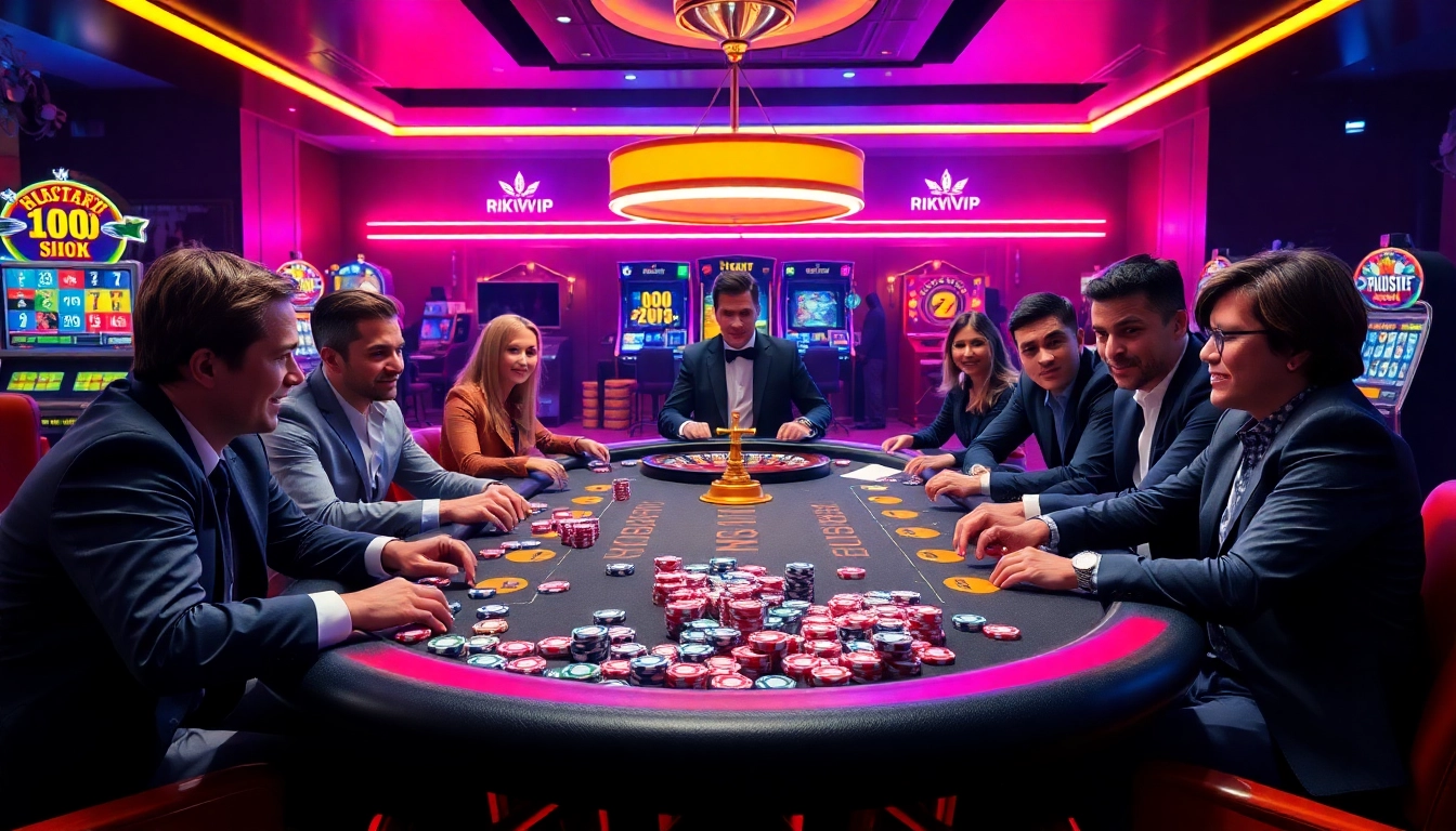 Experience thrilling gameplay at rikvip's vibrant online casino with exciting poker and roulette.