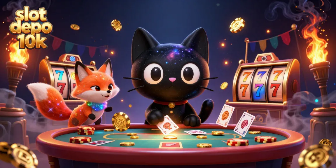 Win big with slot depo 10k at our vibrant cosmic casino featuring dynamic characters.