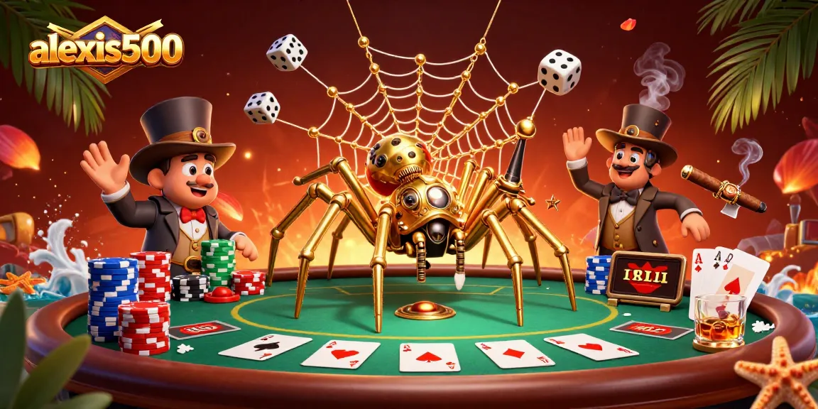 Experience thrilling gameplay with alexis500 in this dynamic casino scene filled with rich details.