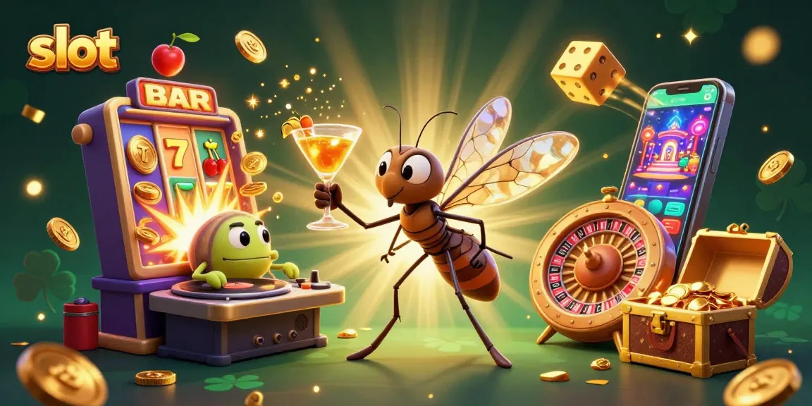 Menangkan permainan slot dengan keberuntungan dari karakter unik dalam ilustrasi kasino 3D yang memikat.
