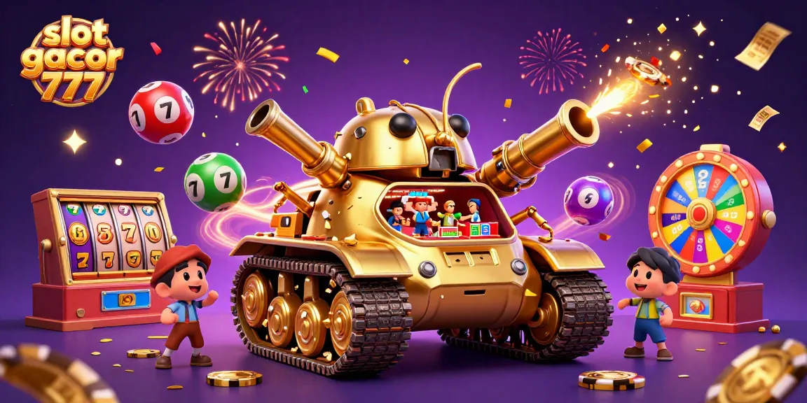 Experience exciting gameplay with slot gacor 777 in this dazzling 3D casino scene featuring vibrant games and lucky highlights